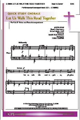 Let Us Walk This Road Together SAB choral sheet music cover